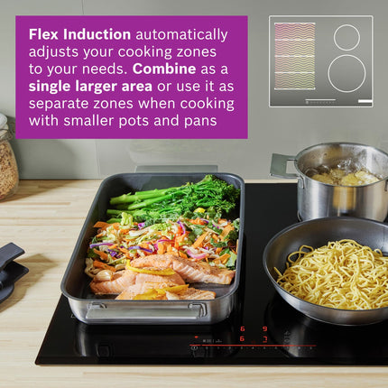 Bosch Series 6 PIX631HC1E 60cm Induction Hob in Black – view 3