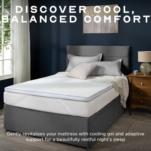 Snuggledown Luxury Memory Foam & Gel Mattress Topper in 2 Sizes – view 2