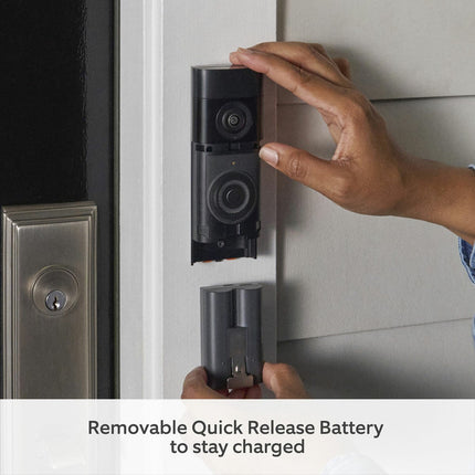 Ring Video Doorbell Plus (2nd Gen) with Chime (3rd Gen) and Additional Quick Release Battery – view 3