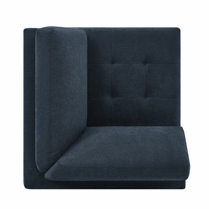 Thomasville Tisdale Blue Fabric Corner Chair – view 4