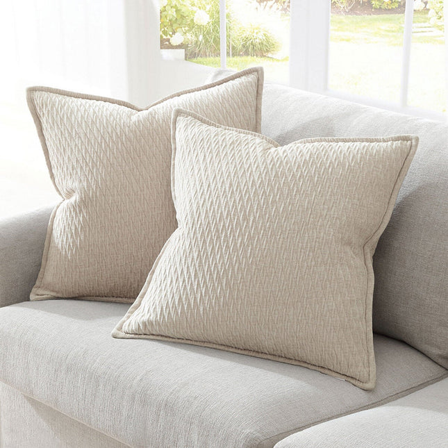 Decorative Cushion 2 Pack in 3 Colours, 51 x 51 cm