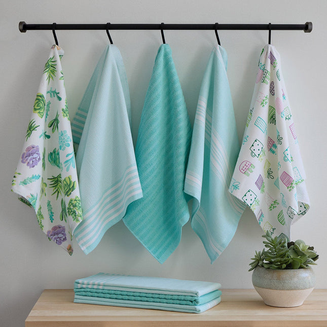 Mikasa Kitchen Towels 8 Pack, in 4 Designs