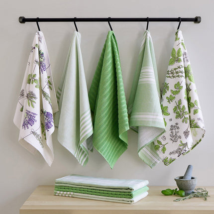 Mikasa Kitchen Towels 8 Pack, in 4 Designs – view 3