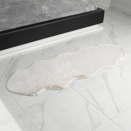 Mon Chateau Faux Fur Twin Rug in 3 Colours, 60 x 177 cm – view 2