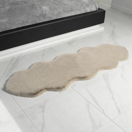 Mon Chateau Faux Fur Twin Rug in 3 Colours, 60 x 177 cm – view 3