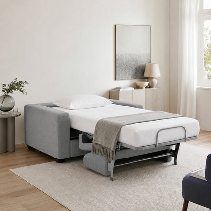 Lucas Grey Fabric Snuggler Sofa Bed – view 3