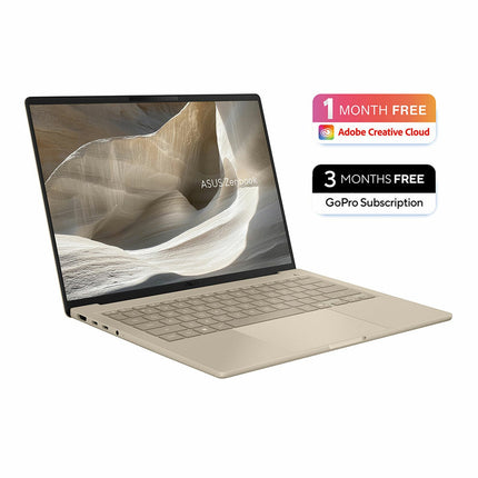 ASUS Zenbook A14, Copilot+ PC, Snapdragon X2 Elite, 16GB RAM, 512GB SSD, 14 Inch OLED Laptop, UX3407NA-QD182W – view 2