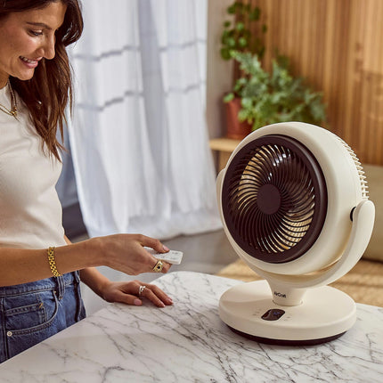 AirCraft LUME MINI Ultra Quiet Air Circulator Desktop Fan with Remote & Ambient Backlight – view 2
