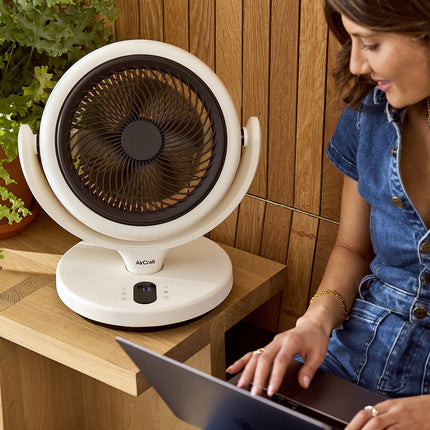 AirCraft LUME MINI Ultra Quiet Air Circulator Desktop Fan with Remote & Ambient Backlight – view 4