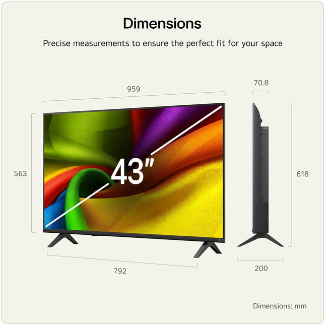 LG 43NU850B6LA 43 Inch 4K Ultra HD Smart TV – view 2
