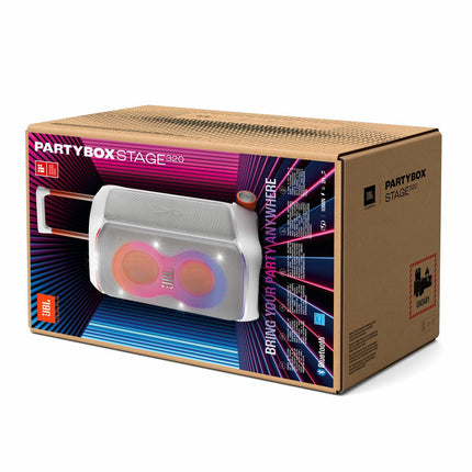 JBL Partybox Stage 320 Bluetooth Party Speaker in White – view 8