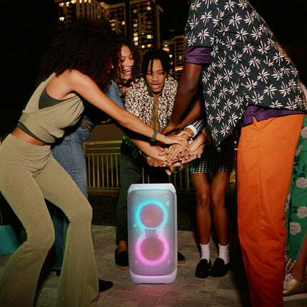 JBL Partybox Stage 320 Bluetooth Party Speaker in White – view 7