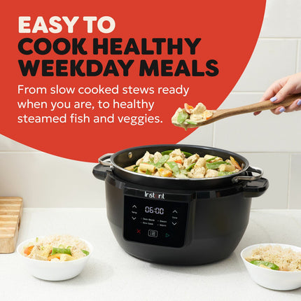 Instant Pot Superior 7.1L Slow Cooker in Black – view 4