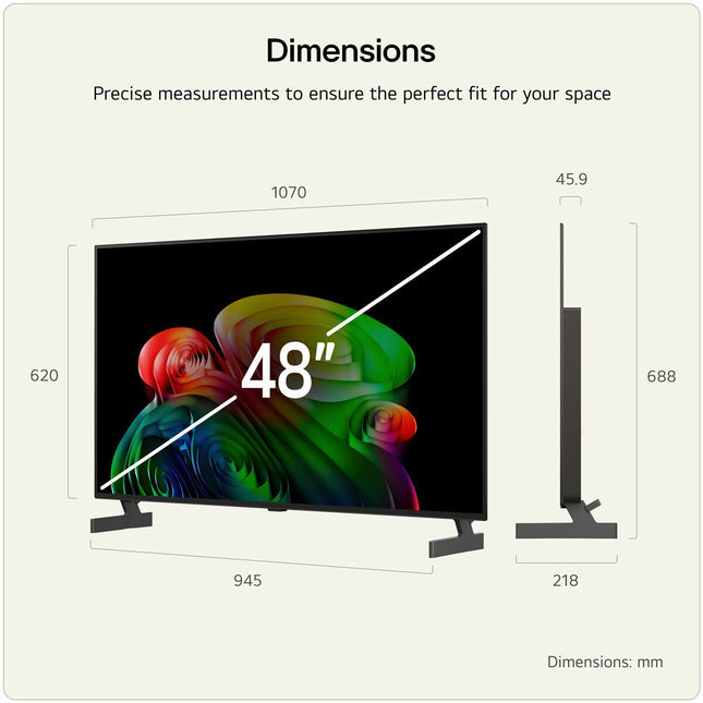 LG OLED48B65LA 48 Inch OLED 4K Ultra HD Smart TV – view 2