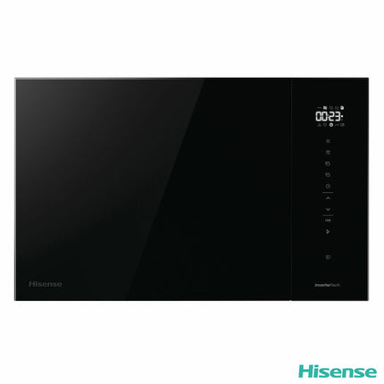 Hisense Hi6 BlackLine BIM325GI63DBGUK Built-In 25L Microwave with Grill, in Jet Black
