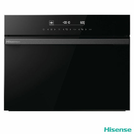 Hisense Hi6 BlackLine BIM45342ADBGUK Built-In Electric Single Oven with Microwave, in Black