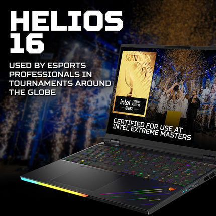 Acer Predator Helios AI, Intel Core Ultra 9, 64GB RAM, 1TB SSD NVIDIA GeForce RTX 5090, 16 Inch OLED Gaming Laptop, NH.QW0EK.001 – view 3
