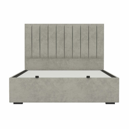 Highgrove Swift Stone Fabric Full Ottoman Bed Frame in 3 Sizes – view 3
