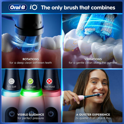 Oral-B iO Series 5 Electric Toothbrush in Pink – view 4