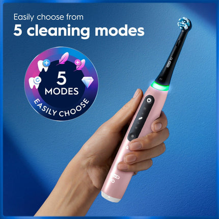 Oral-B iO Series 5 Electric Toothbrush in Pink – view 2