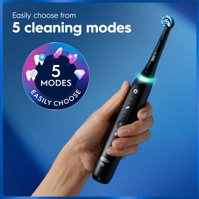 Oral-B iO Series 5 Electric Toothbrush in Matt Black – view 2