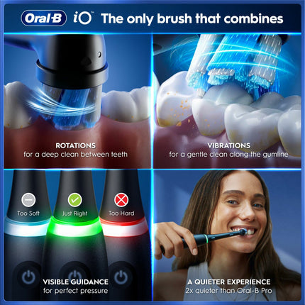 Oral-B iO Series 5 Electric Toothbrush in Matt Black – view 4