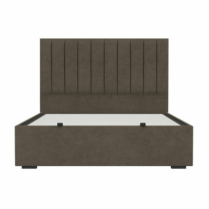 Highgrove Swift Brown Fabric Full Ottoman Bed Frame in 3 Sizes – view 3
