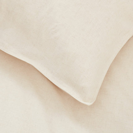 Panda Bamboo & French Linen Natural Duvet Cover Set in 3 Sizes – view 4