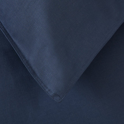 Panda Bamboo & French Linen Navy Duvet Cover Set in 3 Sizes – view 4