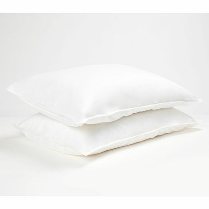 Panda Bamboo & French Linen White Duvet Cover Set in 3 Sizes – view 5
