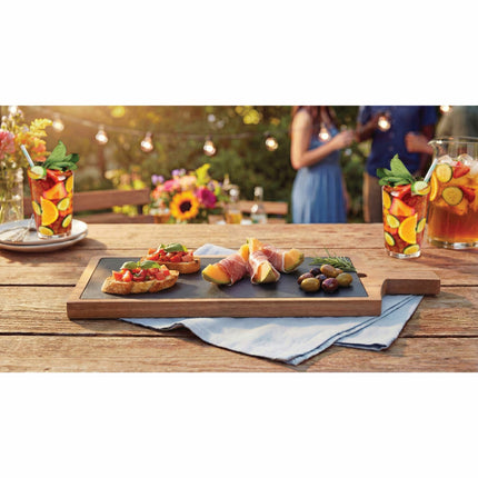 BirdRock Home Slate & Acacia Serving Board – view 4