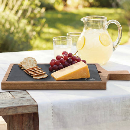 BirdRock Home Slate & Acacia Serving Board – view 6