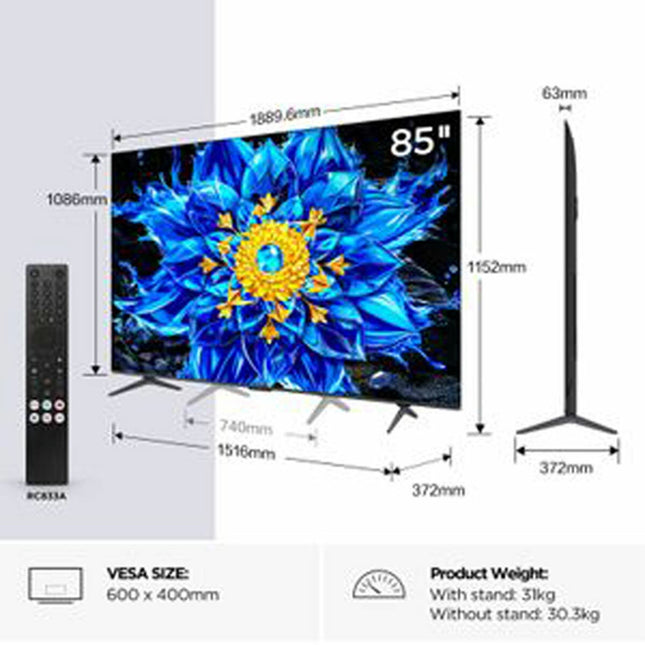 TCL 85P8L-UK 85 Inch Mini LED Smart TV – view 2