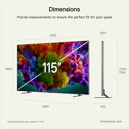LG 115QNED93B6 115 Inch QNED 4K Ultra HD Smart TV – view 2