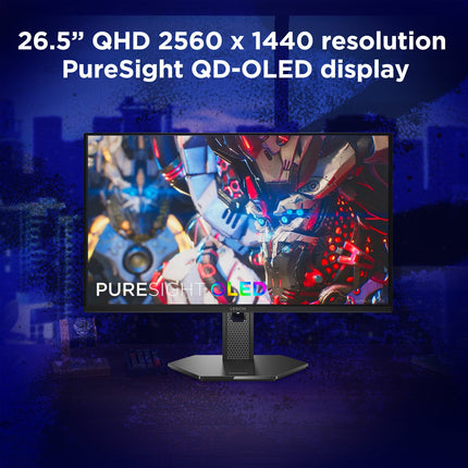 Lenovo Legion 27Q-10, 27 Inch 240Hz QHD QD-OLED Gaming Monitor, 67E1GAC1UK – view 2