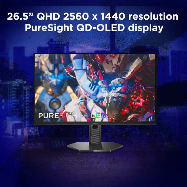 Lenovo Legion 27Q-10, 27 Inch 240Hz QHD QD-OLED Gaming Monitor, 67E1GAC1UK – view 2