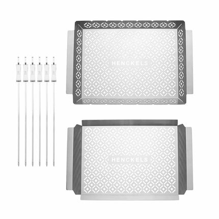 Henckels BBQ Trays & Skewer Set, 8 Piece – view 3