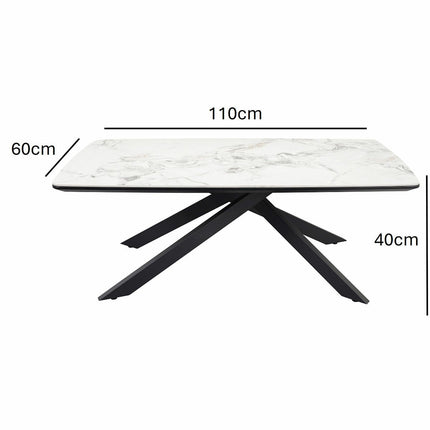 Indus Valley Reva Ceramic Coffee Table – view 2