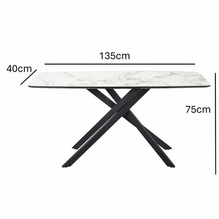 Indus Valley Reva Ceramic Console Table – view 2