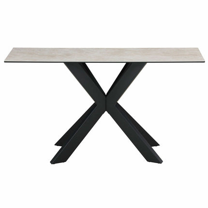 Indus Valley Arden Sand Ceramic Console Table – view 4