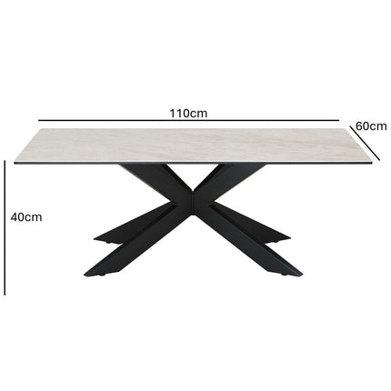 Indus Valley Arden Sand Ceramic Coffee Table – view 2