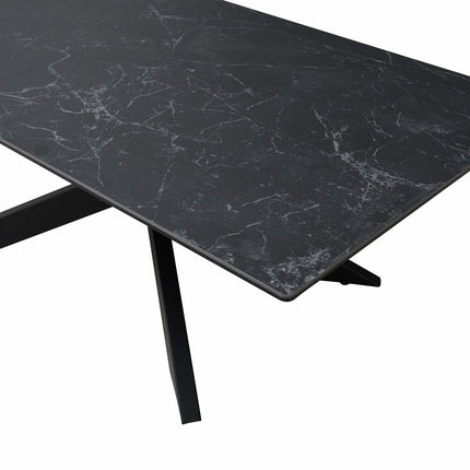 Indus Valley Arden Black Ceramic Coffee Table – view 3