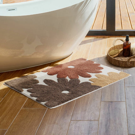 Home Inspiration Flower Bath Mat in 3 Colours, 55 x 91 cm – view 3