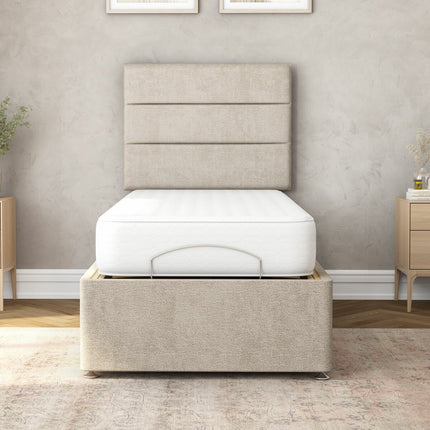 Highgrove Fenton Taupe Fabric Electric Adjustable Bed Base With Medium Memory Foam Mattress – view 4