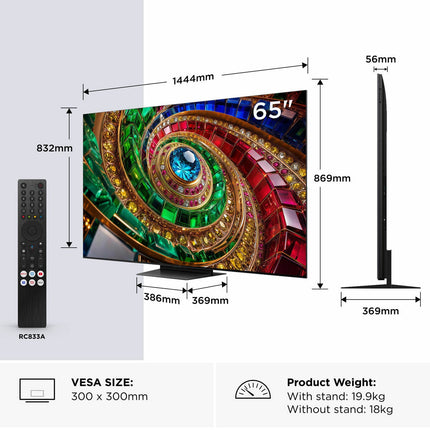TCL 65Q7D 65 Inch RGB-Mini LED Smart TV – view 2