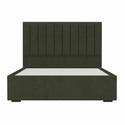 Highgrove Swift Green Fabric Full Ottoman Bed Frame in 3 Sizes – view 3