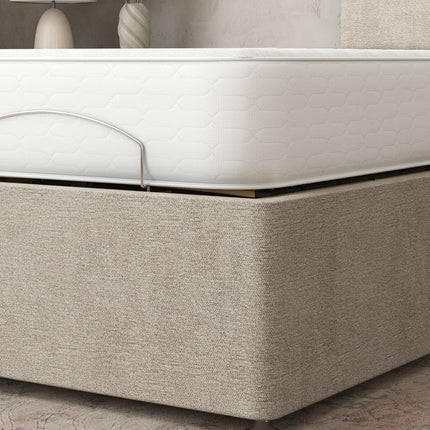 Highgrove Fenton Taupe Fabric Electric Adjustable Bed Base With Medium Memory Foam Mattress – view 7