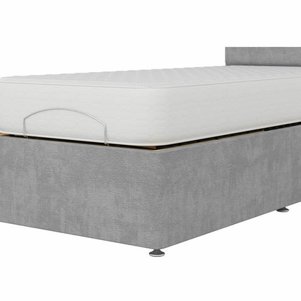 Highgrove Fenton Grey Fabric Electric Adjustable Bed Base With Medium Memory Foam Mattress – view 7
