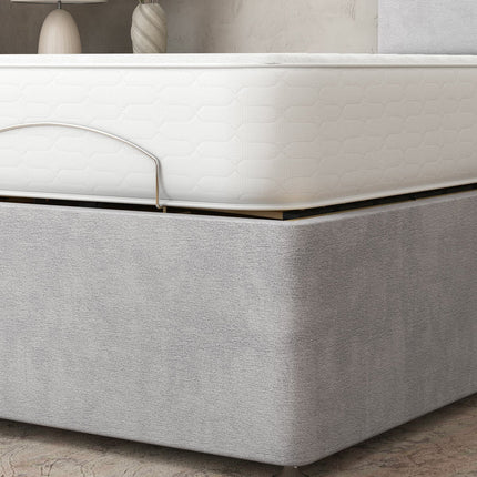 Highgrove Fenton Grey Fabric Electric Adjustable Bed Base With Medium Memory Foam Mattress – view 8