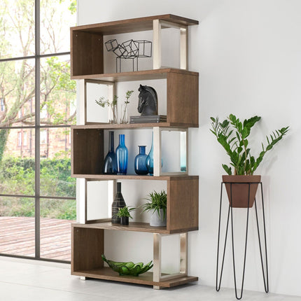 Bentley Designs Tivoli Dark Oak Open Display Bookcase – view 3